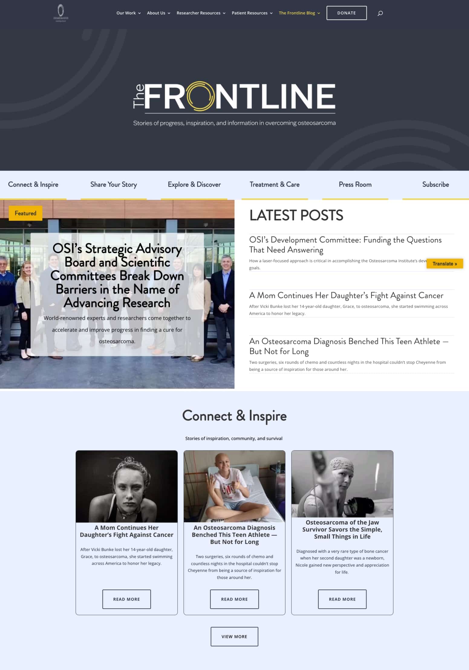 The Frontline Blog